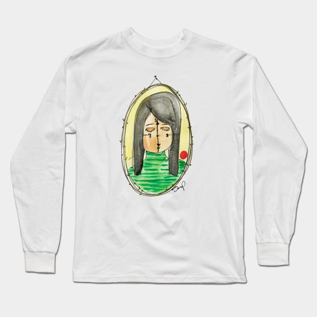 Lady Time Long Sleeve T-Shirt by Love Gives Art